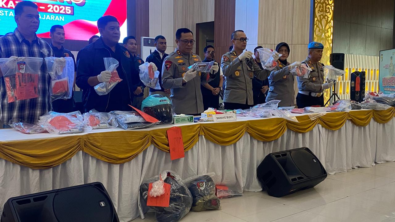 Polda Lampung Tangkap 319 Tersangka dalam Operasi Sikat Krakatau 2025