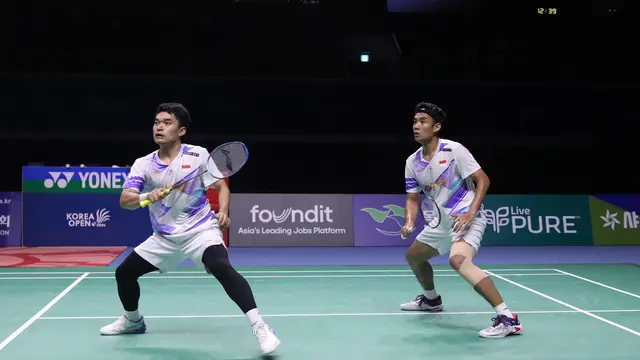 Leo Rolly Carnando/Bagas Maulana - Korea Open 2024 - Bulu Tangkis