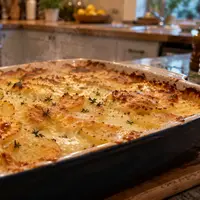 Potato Gratin Keju (AI Generated)