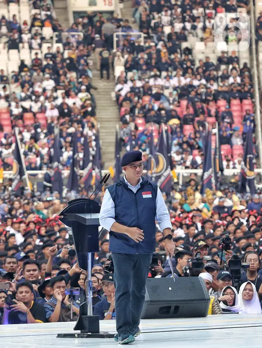 Dia berkata, perjuangan untuk menang di Pemilu 2024 adalah perjuangan yang berat. (Liputan6.com/Angga Yuniar)