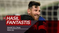 Banyak tercipta hasil fantastis yang terjadi pada Rabu (30/1/2019), seperti Barcelona dan Fiorentina yang pesta gol.