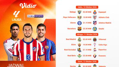 La Liga 2026/27 Pekan ke-8: Tiga Raksasa La Liga Hadapi Lawan Berbahaya Akhir Pekan Ini di Vidio