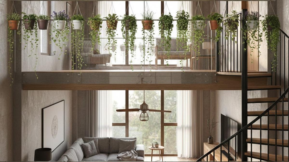10 Desain Taman Mini Indoor di Rumah Mezzanine Anti Pengap, Tren Rumah Sehat 2026