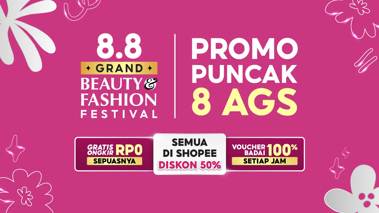 Saatnya Update Gaya Fashion, Cek Koleksi Produk Fashion Timeless di Puncak Kampanye Shopee 8.8 Grand Beauty & Fashion Sale