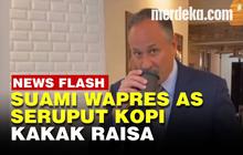 VIDEO: Suami Wapres AS Beli Kopi di Kedai Kakak Penyanyi Raisa