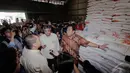 Tinjauan Kemendag tersebut dilakukan untuk antisipasi kenaikan harga beras menjelang Natal dan Tahun Baru 2015, Jakarta, Senin (15/12/2014). (Liputan6.com/Faizal Fanani)