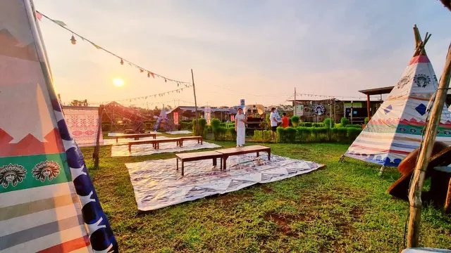 Sensasi Glamping ala Koboi dan Indian di Pekalongan, Ajak Pengunjung Rehat Tanpa Gawai