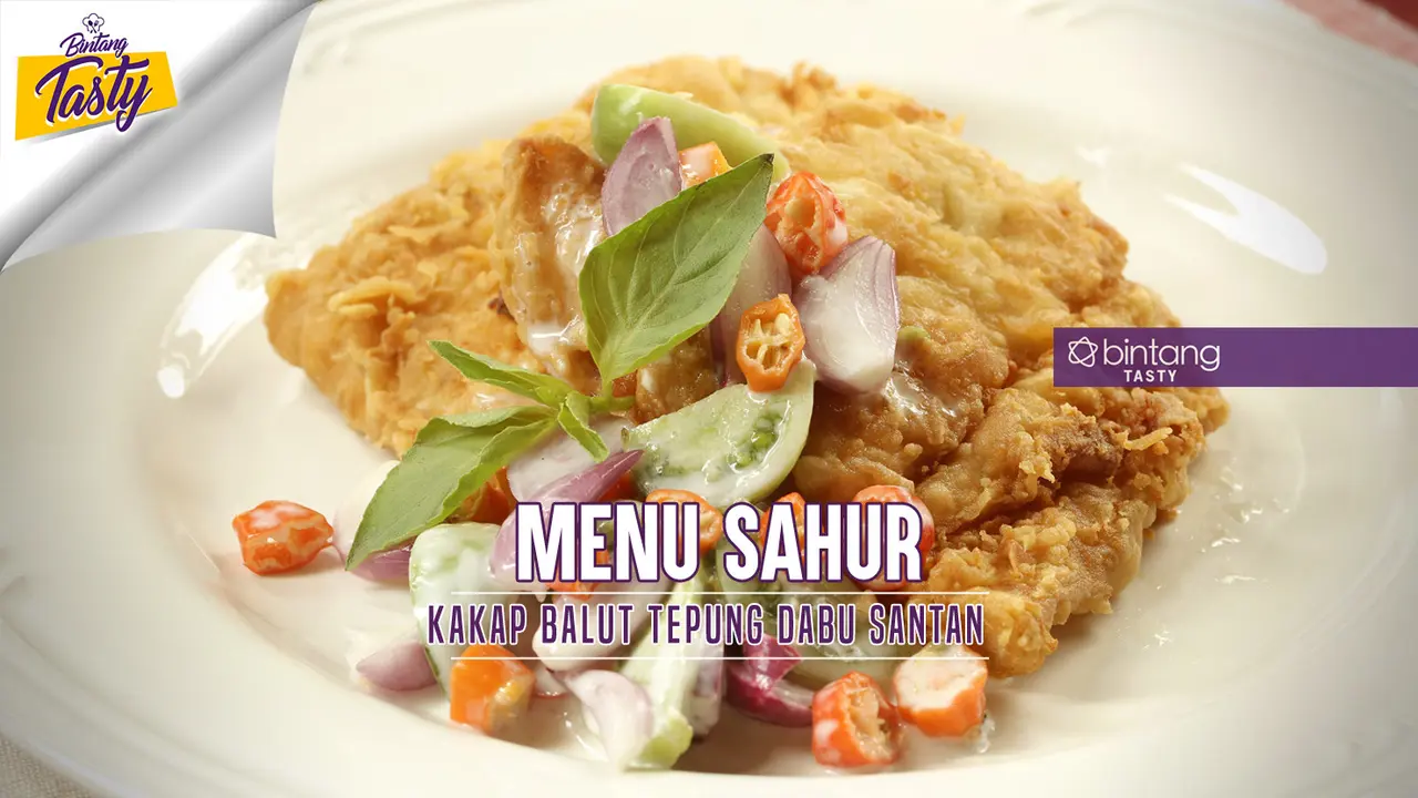 [Bintang] Menu Sahur Kakap Balut Tepung Dabu Santan