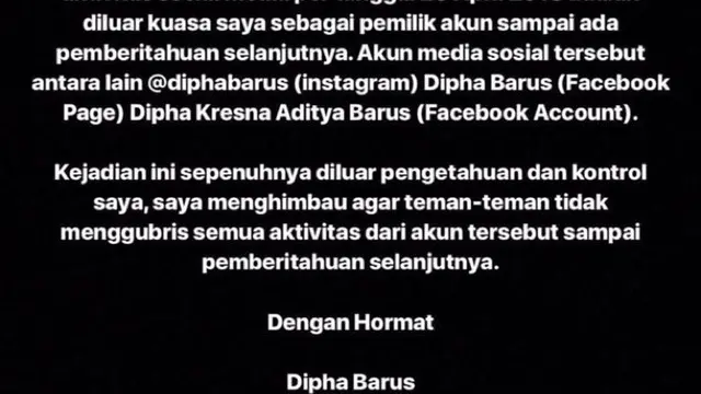 Email Dipha Barus Diretas