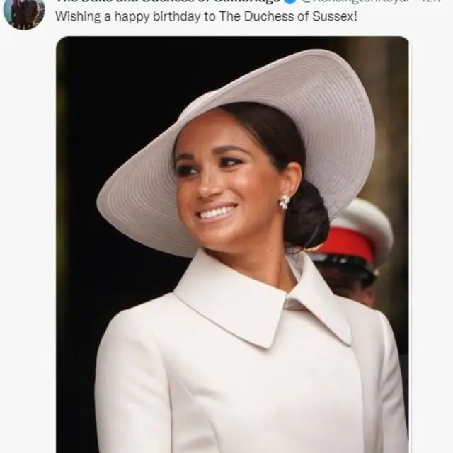 Meghan Markle Ulang Tahun ke-41, Middleton dan Pangeran William Ucapkan Selamat