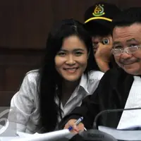 Akankah Jessica Kumala Wongso kembali tersenyum dalam sidang lanjutan kasus ‘Kopi Sianida’ yang berlangsung pada 14 September mendatang? (Liputan6.com/Johan Tallo)