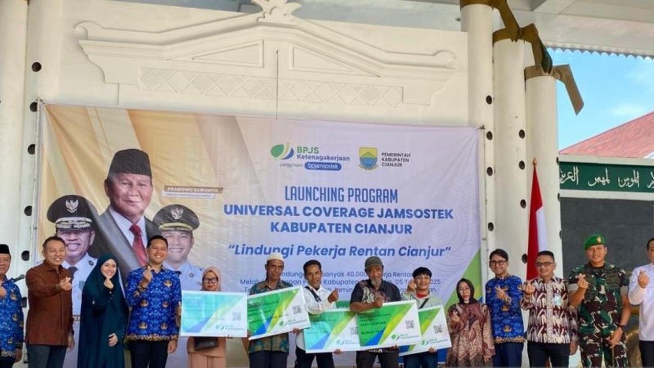 Fakta Mengejutkan! 168 Ribu Pekerja Rentan Cianjur Kini Terlindungi Program Jaminan Sosial Universal Coverage