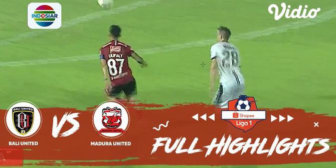 VIDEO: Highlights Liga 1 2019, Bali United Vs Madura United 0-2