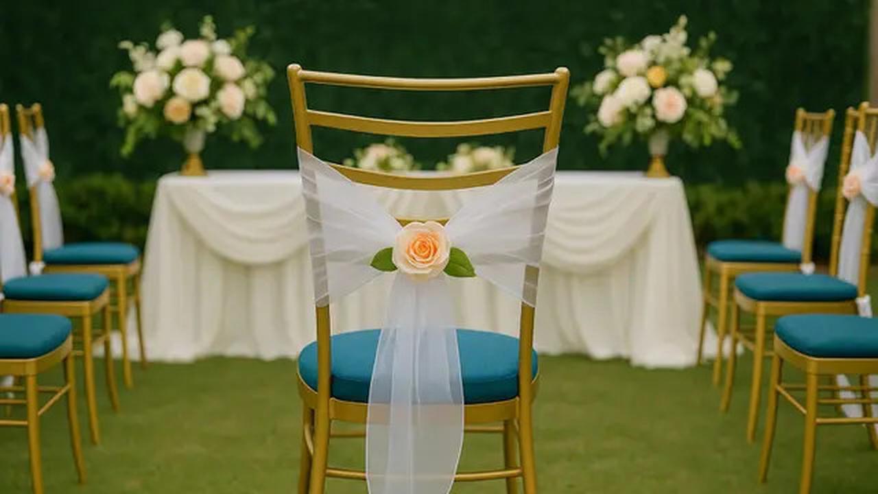 5 Model Dekorasi Kursi Pengantin untuk Percantik Acara, Indah dan Nyaman