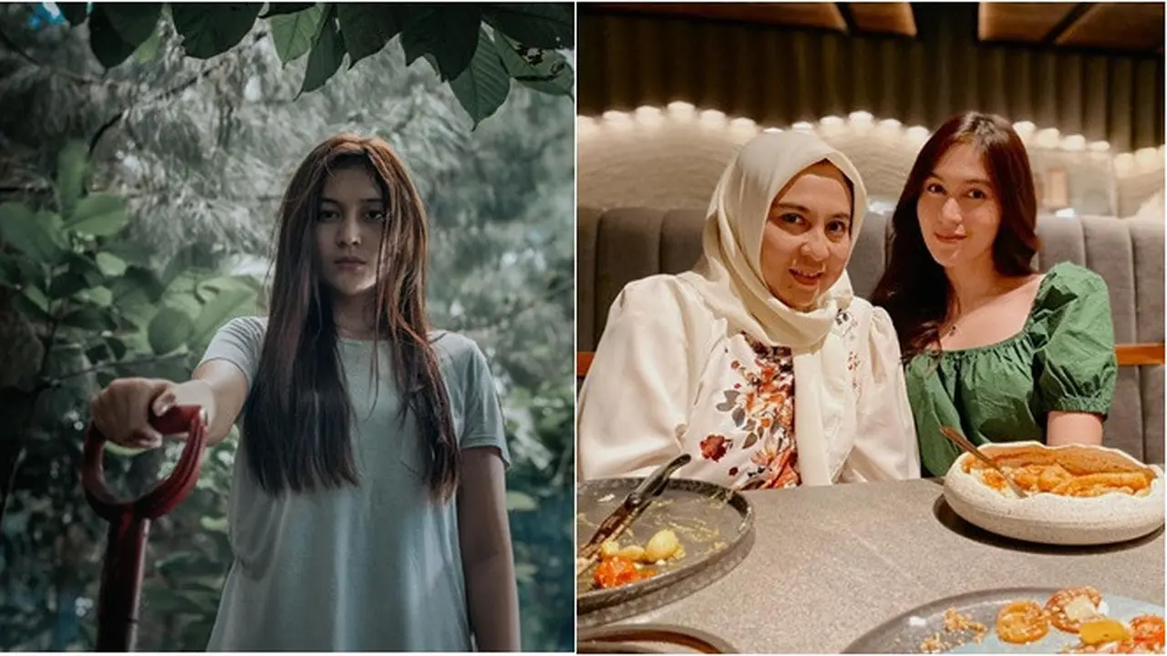 6 Potret Kedekatan Denira Wiraguna Pemeran 'Iblis Dalam Kandungan' dengan Ibunda