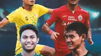 Liga 1 - Bagas Kaffa, Firza Andika, Aji Kusuma, Muhammad Rafi Syarahil (Bola.com/Decika Fatmawaty)