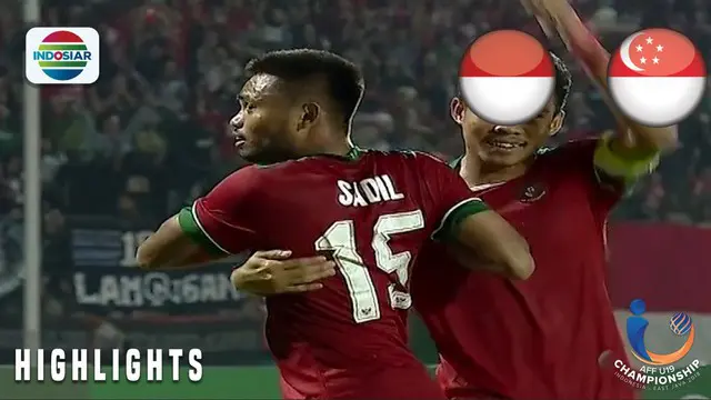VIDEO: Tendangan Cannonball Saddil Ramdani Robek Jala Gawang Singapura