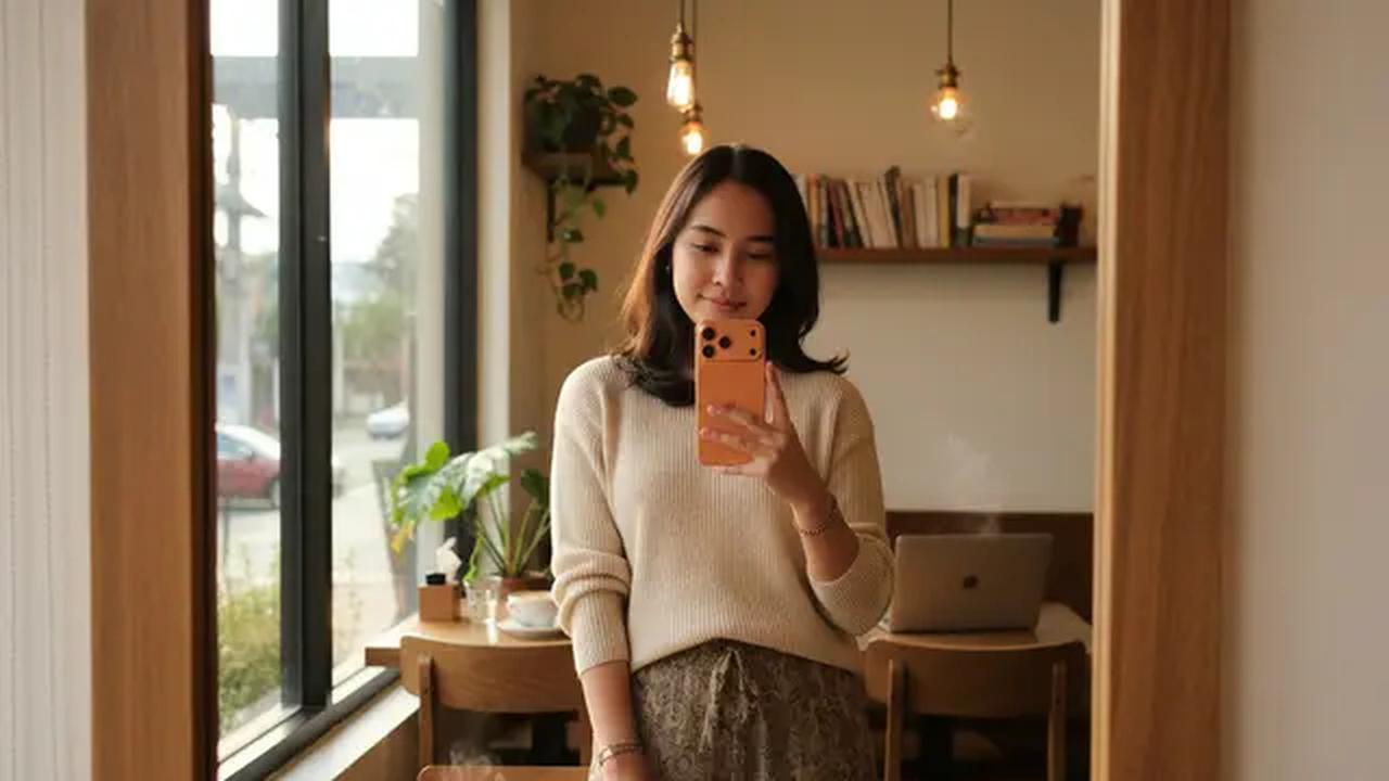 Kumpulan Prompt Gemini AI Mirror Selfie Pakai iPhone 17/Gemini AI