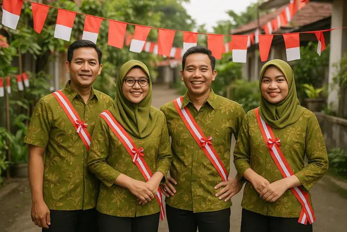 10 Warna Baju Batik yang Cocok untuk Panitia 17-an di Kampung, Bisa Jadi Referensi