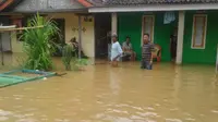 Banjir Mulyasari, Majenang, Cilacap. (Foto: Liputan6.com/BPBD Cilacap/Muhamad Ridlo)