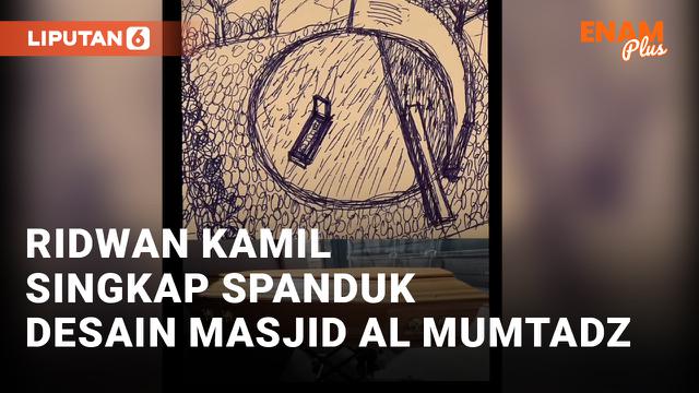 Pasca Pemakaman Eril, Ridwan Kamil Singkapkan Spanduk Masjid Al-Mumtadz