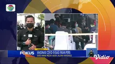 Fokus edisi (25/2) mengangkat beberapa topik berita di antaranya, Evakuasi Korban Tambang Longsor, Longsor Timpa Pondok Pesantren, Vaksinasi Covid-19 Untuk Insan Pers.
