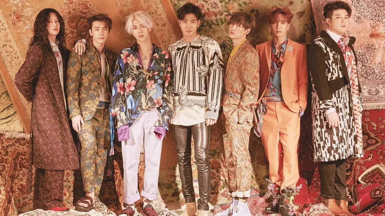 [Bintang] Reaksi Super Junior Usai Menang di Kids Choice Awards Mexico 2018