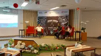 Direktur Utama ID Food Frans Marganda Tambunan dalam acara Ngopi BUMN yang berlangsung di Gedung Kementerian BUMN pada Senin (22/8/2022).