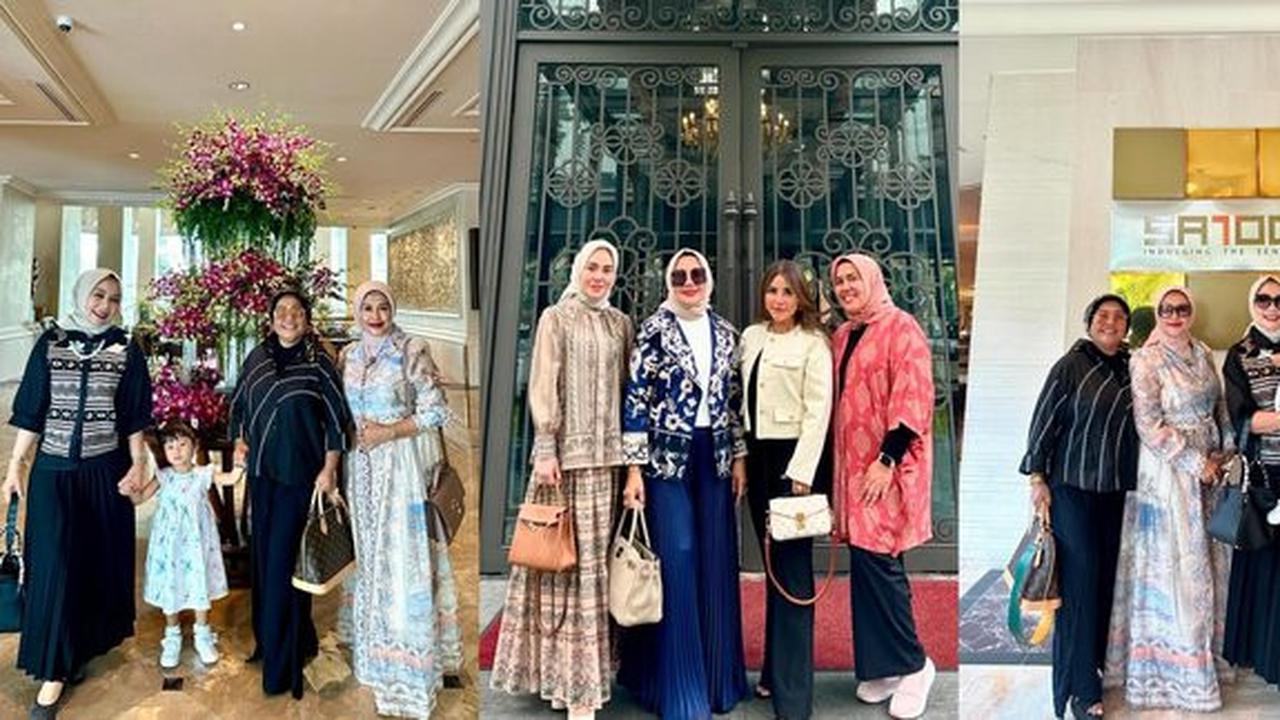 8 Foto Yora Febrina, ibu Nikita Willy, Tetap Aktif Arisan Meski Sudah Jadi Nenek - Sering Mengajak Cucu Tercinta