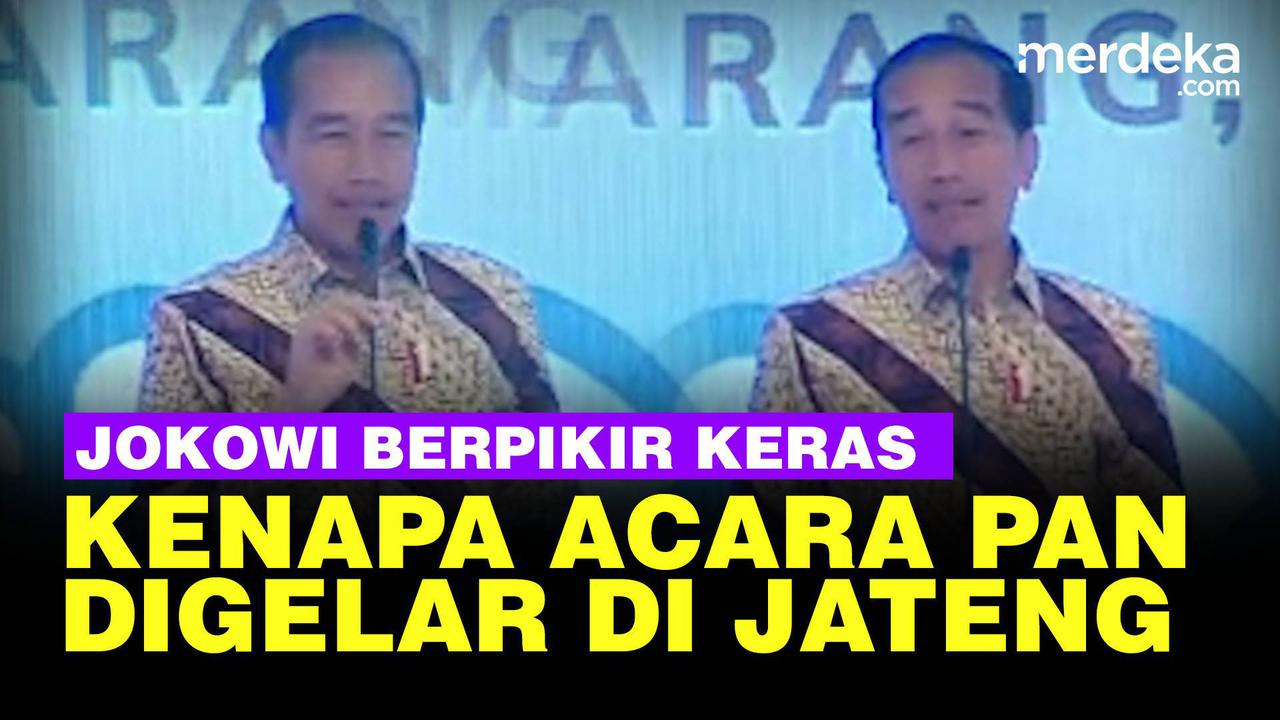 VIDEO: Jokowi Temukan Jawaban Acara PAN Digelar di Jateng, Buat Dekati Ganjar