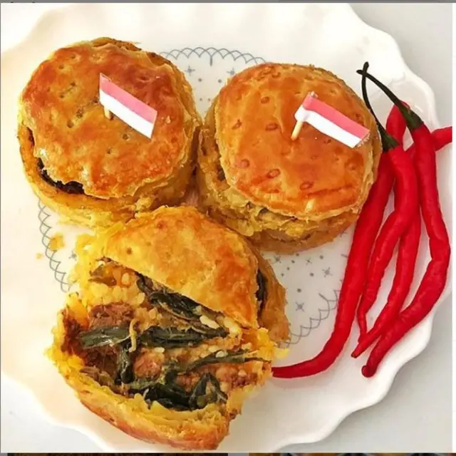 Viral, Nasi Padang Berbentuk Pie Dijual Online