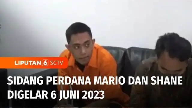 Pengadilan Negeri Jakarta Selatan menetapkan sidang perdana Mario Dandy Satriyo dan Shane Lukas dalam kasus penganiayaan terhadap DO. Sidang akan digelar pada hari Selasa, 6 Juni mendatang.