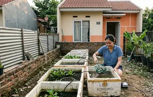 Cara Membuat Kolam Ikan Lele dari Box Styrofoam Bekas di Pekarangan Rumah Subsidi