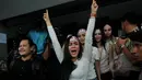 Lima perempuan cantik nan seksi saat berorasi di sidang praperadilan yang diajukan Komjen Pol Budi Gunawan di PN Jakarta Selatan, Senin (9/2/2015). (Liputan6.com/Johan Tallo)