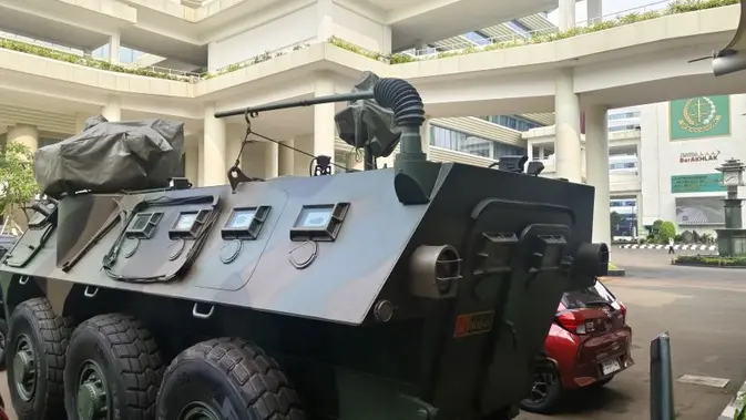 Ada Kendaraan Tempur TNI Siaga di Kejagung, Ternyata Ini Tujuannya