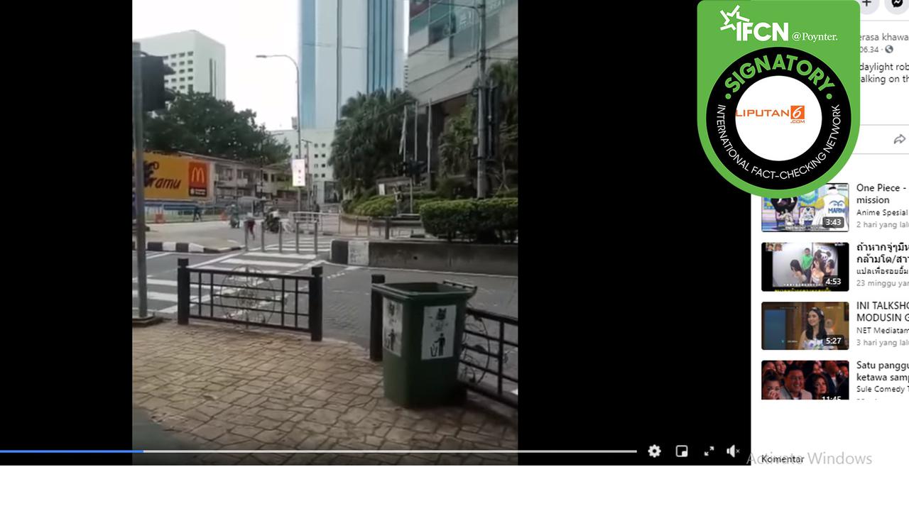 Hoaks perampokan di Malaysia