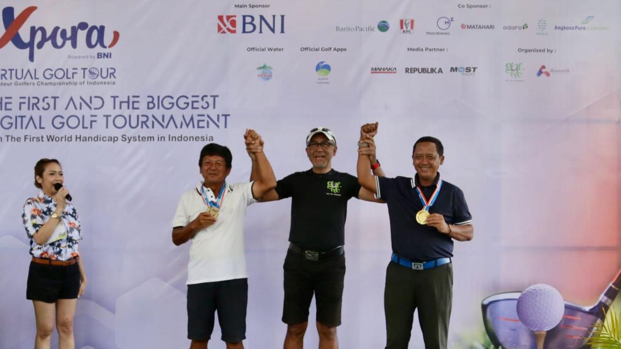 Lewat Xpora Virtual Golf Tour yang telah berlangsung 27-28 November 2021, BNI optimistis bisa mengangkat gairah sport tourism di Indonesia. (Dok BNI)