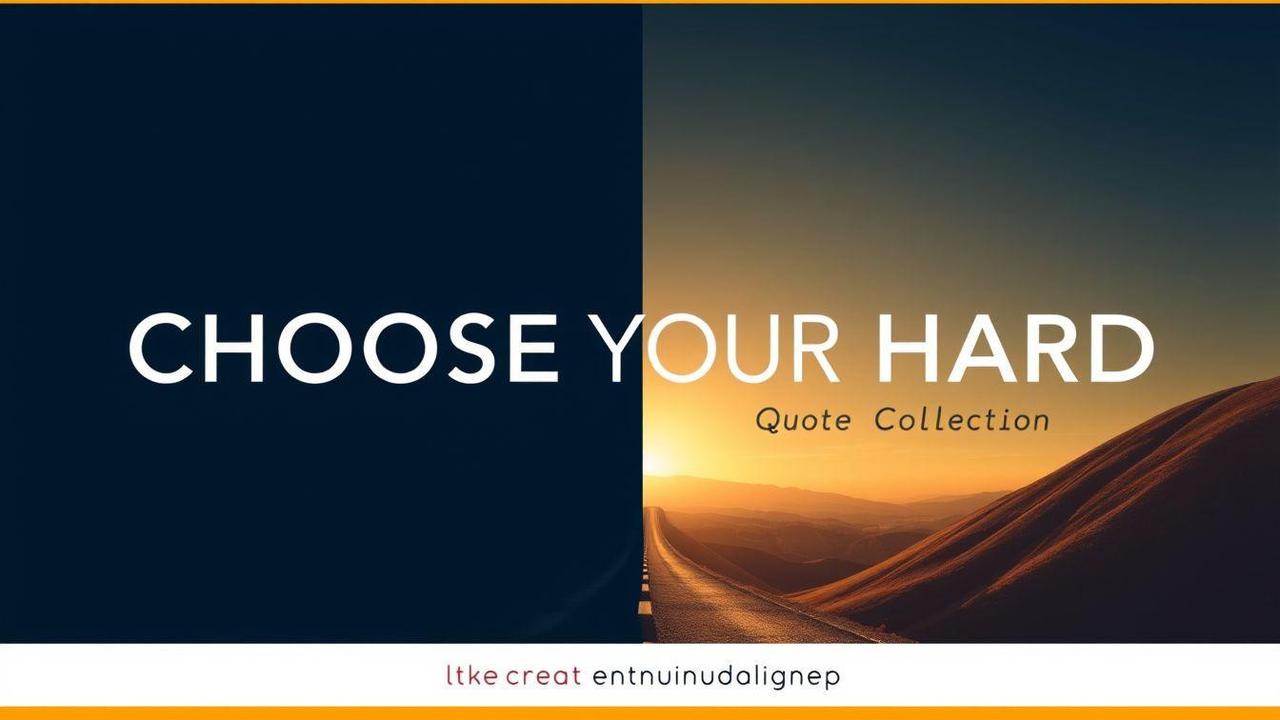 Choose Your Hard Quotes