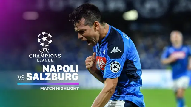 VIDEO: Highlights Liga Champions, Napoli Vs Salzburg 1-1