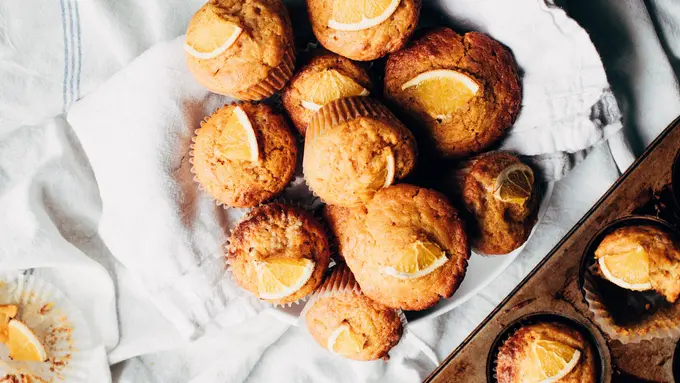 muffin jeruk