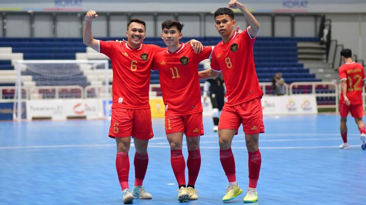 Bantai Kamboja 9-0, Timnas Futsal Indonesia Pimpin Klasemen Grup B Piala AFF Futsal 2024
