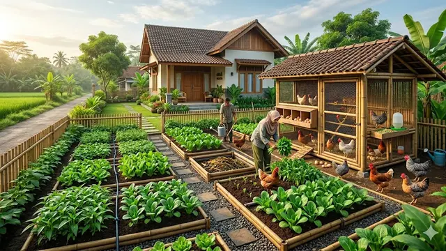 Ide Pertanian Terpadu Ternak dan Tanaman