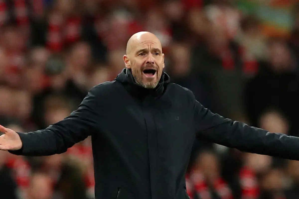 Pelatih Manchester United Erik ten Hag
