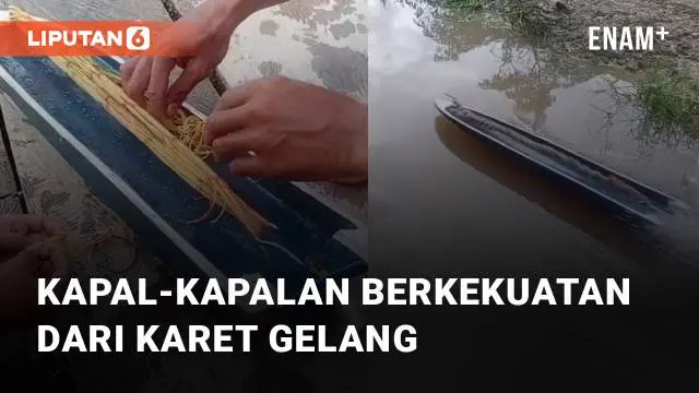 VIDEO: Melaju Sangat Kencang, Ini Dia Kapal-Kapalan Berkekuatan dari Karet Gelang