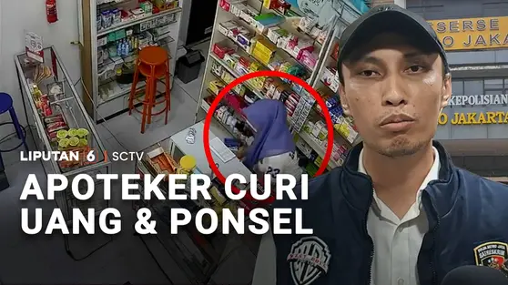 Apoteker Curi Uang dan Ponsel