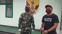 Pemuda Banjar Serokadan mencipatakan lagu khusus untuk TNI saat menjalani isolasi