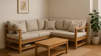7 Model Kursi Kayu untuk Ruang Tamu Kecil, Minimalis dan Memiliki Kesan Hangat