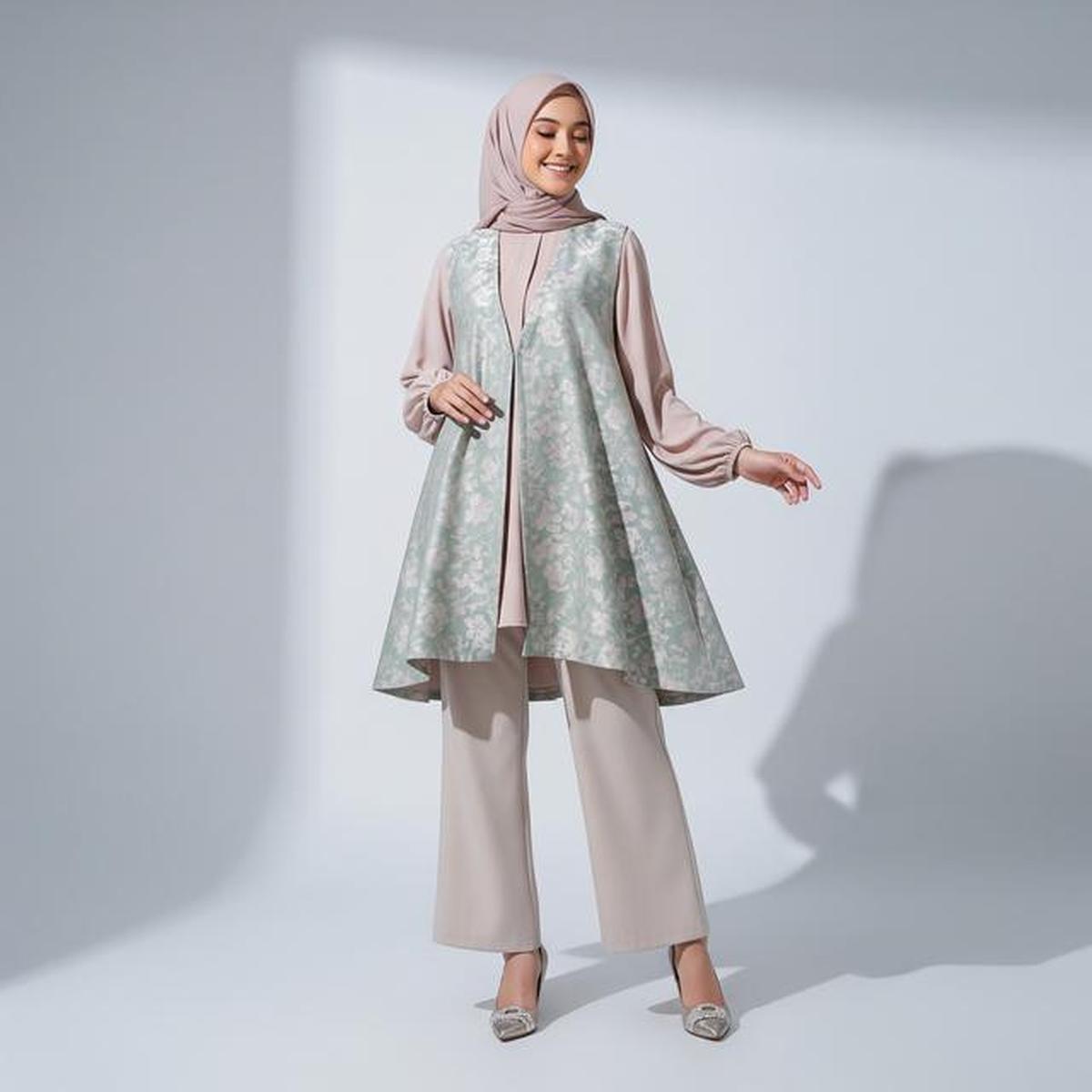 8 Inspirasi Tren Baju Rompi Lepas untuk Lebaran 2026, Tampil Modis dan Nyaman
