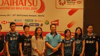 Sebanyak 267 atlet dari 20 negara bakal bersaing di Indonesia Masters 2019 yang berlangsung pada 22-27 Januari 2019. (Bola.com/Zulfirdaus Harahap)