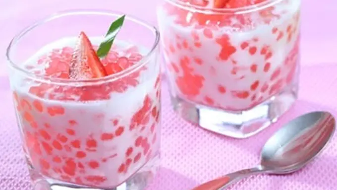 Resep: Bubur Biji Delima Bisa Jadi Menu Buka Puasa yang Merona